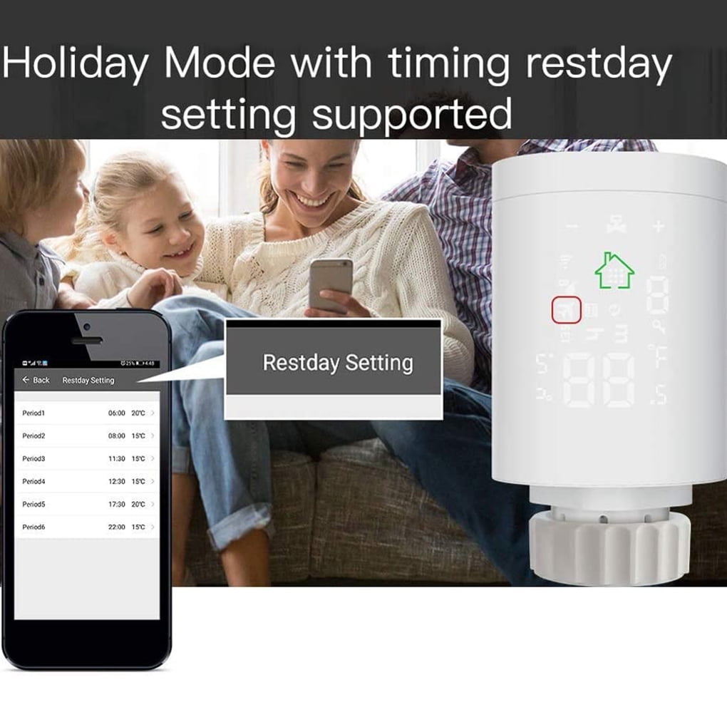 ZigBee 3.0 Tuya Thermostat Valve Smart smart thermostat valve Wireless ...