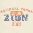 thumbnail image 3 of CafePress - Zion National Park Utah Light T Shirt - Men's Classic Graphic T-Shirt, 3 of 4