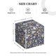 thumbnail image 4 of Balery Daisies Flowers Porta Pañuelos de Cuero con Estampado – Funda Moderna Cuadrada para Caja de Pañuelos, Dispensador 5x5x5'', 4 of 7