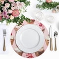 thumbnail image 6 of Round Grid Placemat ,One Sizex1, Round Placemat, PVC Plate Mat，15.4 Inch Non-Slip and Heat Resistant, Table Placemat, Dining Room Placemat Pink Cupcake, 6 of 7