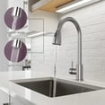 thumbnail image 2 of Cyfie 360° Rotatable Kitchen Faucet, Silver Water Tap for Kitchen Sink & Bathroom, 2 of 8