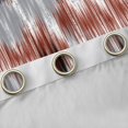 thumbnail image 4 of Homewish Red Gray Ombre Blackout Curtains Set of 2 (52x84 Each),Modern Geometric Curtain, 4 of 6