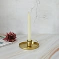 thumbnail image 3 of Farfi Candle Holder European Style Wear-resistant Wrought Iron Taper Candle Holder for Wedding (Black), 3 of 11