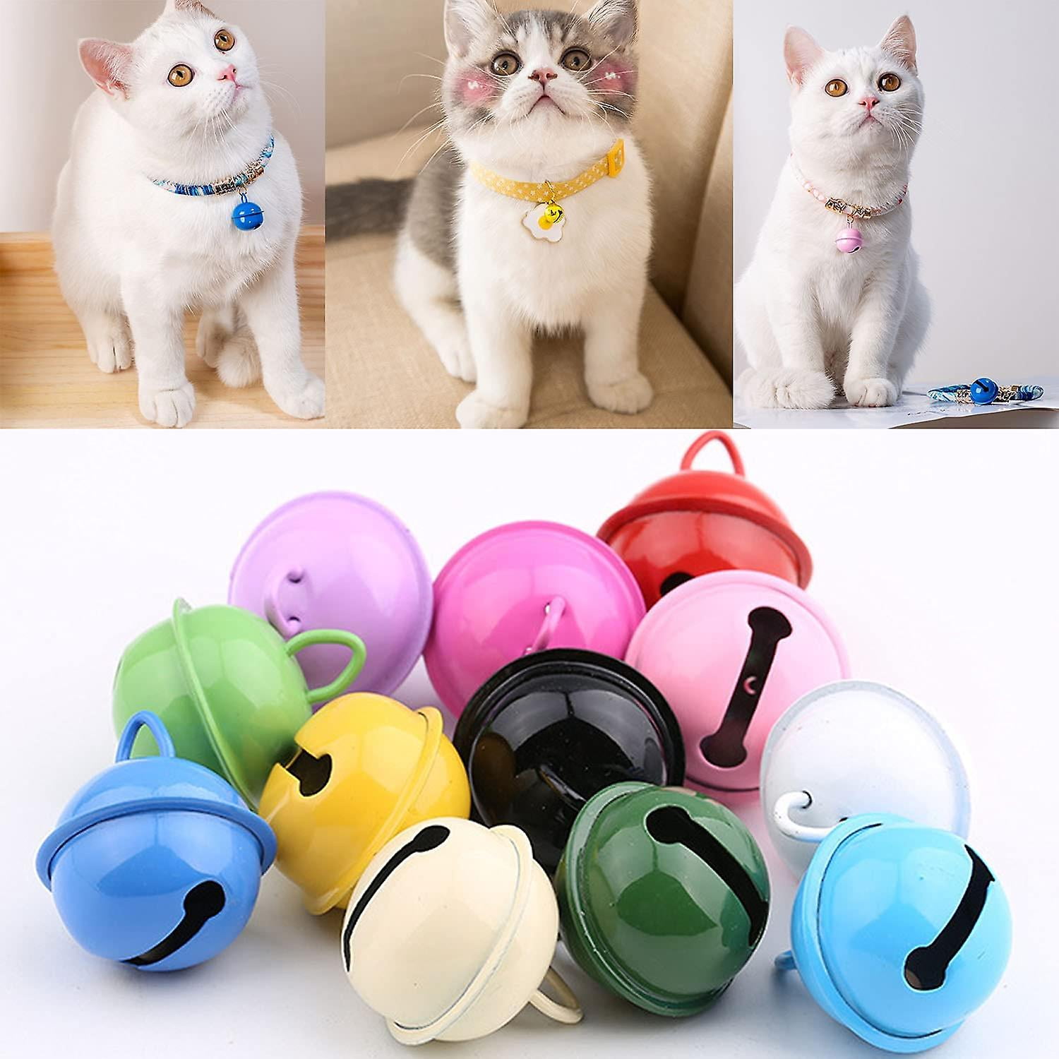 sourcing map Jingle Bells, 20 mm 80 campane in acciaio al
