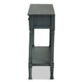 thumbnail image 5 of Baxton Studio Garvey Modern Metal Console Table, Drawer Included, Grey, 5 of 9