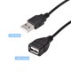 thumbnail image 2 of Cable USB Uxcell con Interruptor ON/OFF USB Macho a Hembra Extensión 50cm Negro, 2 of 5