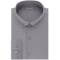 thumbnail image 1 of Kenneth Cole Mens Technicole Button Down Dress Shirt, Grey, 15" Neck 32-33" Sleeve, 1 of 1