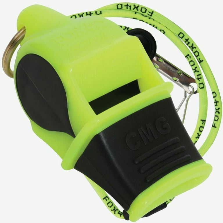 Sonicvein 【Sound Frog】Overdrive Fox 40 Sonik Blast CMG Safety Whistle, 120+ dB, Neon Green for