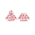 thumbnail image 6 of RUINIXCW Toddler Girl Halloween Jacket Pumpkin Ghost/Flower Bat Print Hooded Long Sleeve Coat Zipper Outerwear, 6 of 9