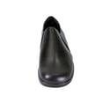 thumbnail image 2 of 24 HOUR COMFORT Laila Women's Wide Width Leather Slip-On Shoes BLACK 10, 2 of 4