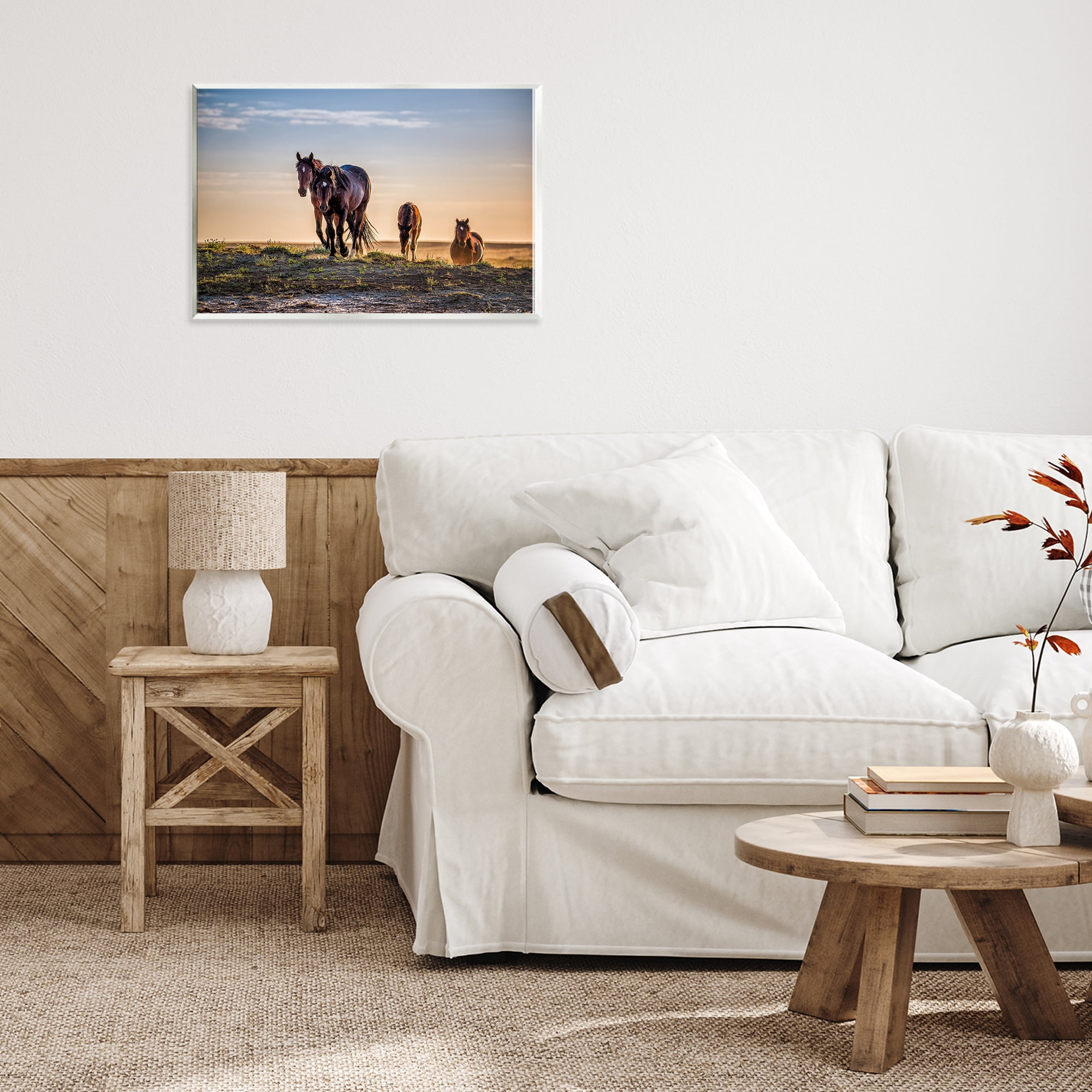 Stupell Industries Horses Coming Home Wall Plaque Art, design by Tim West