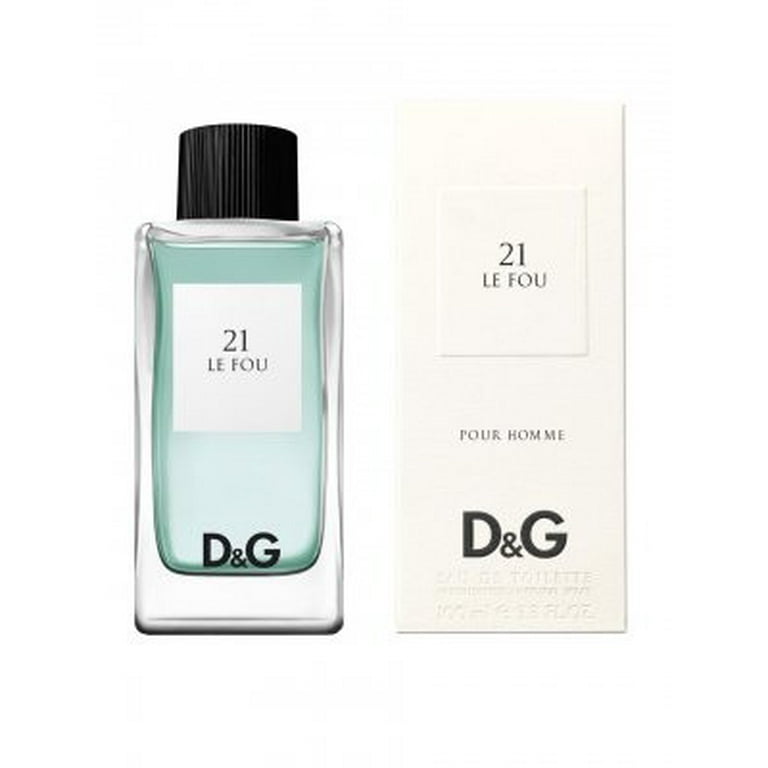 香水(男性用) D&G 21 LE FOU 100ml Dolce & Gabbana D&G Le Fou 21 Eau de Toilette Spray For Men 3.3 Oz