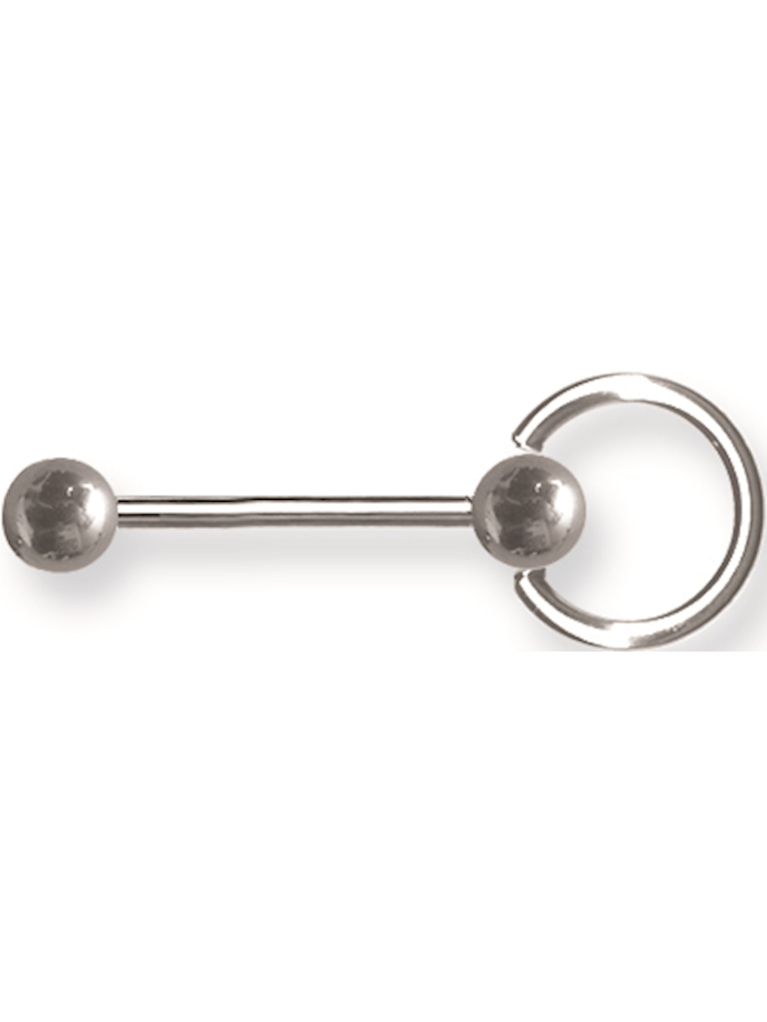12mm 7//16 Dia w 4mm Balls Cobalt B Jewelry by Sweet Pea Solid Titanium Circ BB 14G 1.6mm