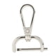 thumbnail image 3 of Cierres giratorios de langosta, cierres para bolsos, accesorios de cuero PU, cierres para llaveros, ganchos giratorios, clips de gatillo para correas , Plata de 25 mm 25mm Plata, 3 of 8