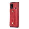 thumbnail image 5 of Dteck for Samsung Galaxy A71 5G Case, PU Leather Adjustable Loop Strap Case with Hidden Cart Slot Shockproof Protective Case for Samsung A71 5G 6.7" 2020 Ladies Women Men, Red, 5 of 15