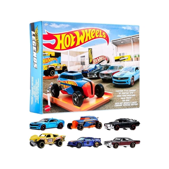 Vehículo de Colección Hot Wheels Collector Legends Paquete de 6 Autos
