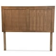 thumbnail image 3 of Baxton Studio Patwin Contemporary/Modern Slat Back Support Engineered Wood Headboard, Queen, Ash Walnut, 3 of 8