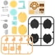 thumbnail image 4 of 1 conjunto de cocina simulada Máquina de cocina Mini Mini Toy House Toy Mini Mini Escala Modelo de hornear de pan, 4 of 6