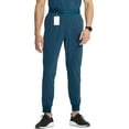 thumbnail image 4 of Cherokee Infinity Mens Scrub Jogger Pants, Pull-on with 4 Pockets Interior Drawstring Plus Size IN204A, 2XL, Caribbean Blue, 4 of 5