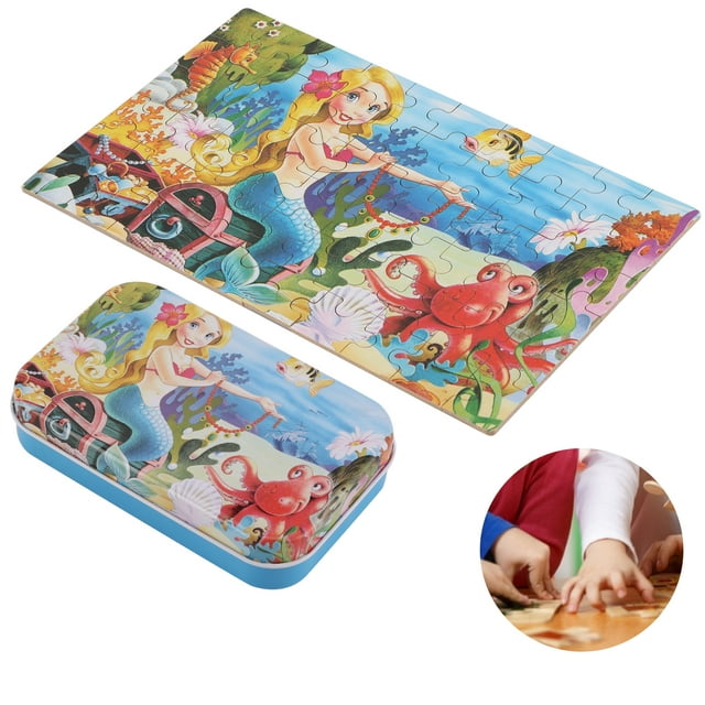 Children Puzzle, Puzzles Gift Exquisite Pattern 60pcs Mellow Slick And Burr-free For Improving Children's Concentration Puzzle Toy