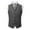 c01Gray, variant on USNSM Men's Solid Color Lapel Single Breasted Multi-Pocket Suit Vest Regular Fit Dress Waistcoat Herringbone for Jacket Brown M