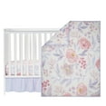 thumbnail image 2 of Bedtime Originals Lavender Floral 3-Piece Baby Crib Bedding Set - Pink/Purple, 2 of 9