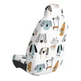 thumbnail image 2 of Honeii Puppy Print Car Seat Cover,Car Interior Covers,Universal Fit Seat Protector, Compatible with Most Cars, SUVs, Trucks, and Vans, 2 of 5