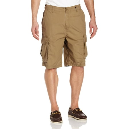 Nautica Men's Mini Ripstop Twill Cargo Short Shorts, Tuscany tan, 32W ...