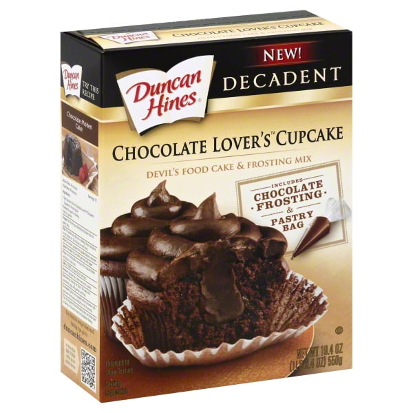 Pinnacle Foods Duncan Hines Decadent Cake & Frosting Mix, 19.4 oz ...