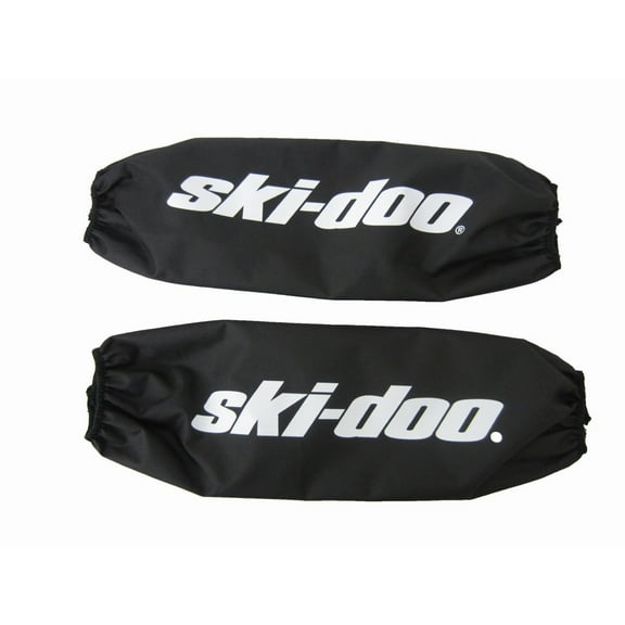 Ski-Doo New OEM Black Front Shock Protector Sleeves, Pair, 861775600, 860201128