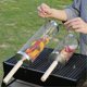 thumbnail image 5 of Cesta rodante for parrilla, mango de madera extraíble, accesorios for asar verduras, cocina al aire libre y Camping, 5 of 8
