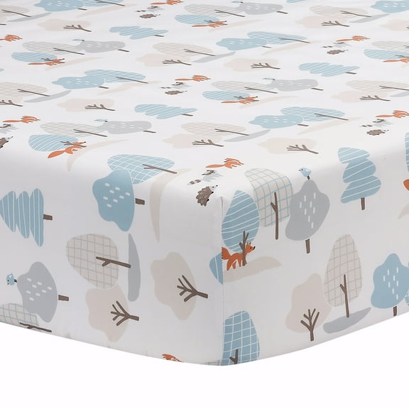 Bedtime Originals Sleepytime Bear Woodland Baby/Toddler Fitted Crib Sheet