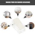 thumbnail image 3 of LOVEVER 60 Pcs Self Adhesive Spring Clips Self-adhesive Hanging Transparent, 3 of 8