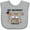 AC-Heather Grey, variant on Inktastic My Mommy Graduated and I'm Super Proud Boys or Girls Baby Bib