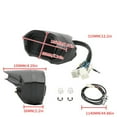 thumbnail image 3 of Motorcycle Speedometer, 199 Kph Mph, High Definition, VA Screen Real Color Digital Display, Universal Odometer Tachometer, Water Temperature Gauge Turn Signals, 3 of 7