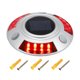 thumbnail image 1 of 12 luces LED IP67 impermeables para cubierta solar, 800 MAh, luz de entrada, luz solar para camino de conducción, para exteriores, acera, jardín, escalones, escaleras, camino, patio (aluminio fundido, rojo) Unique Bargains luces de la cubierta del patio, 1 of 8