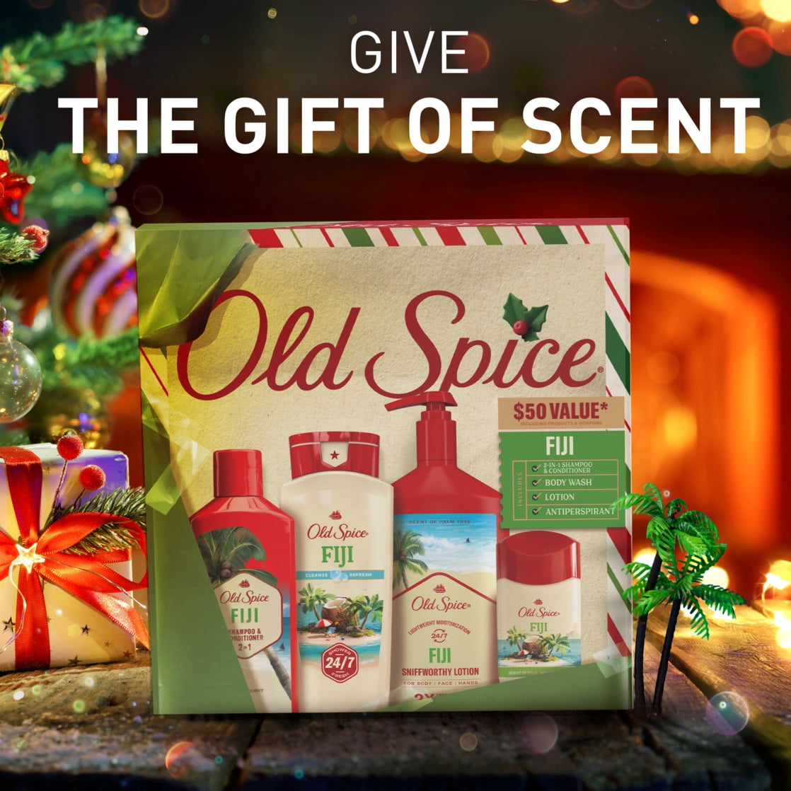Old Spice Fiji Holiday Gift Pack for Men, Body Wash