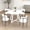 White, variant on Round table with chairs - Visual appeal - Meal occasions - Easy assembly