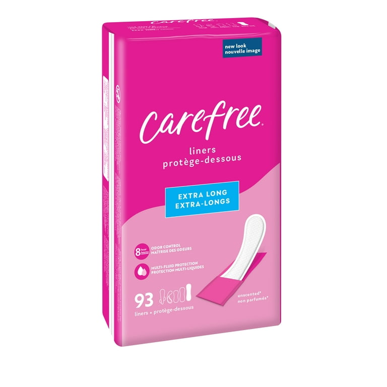 L. Chlorine Free Ultra Thin Panty Liners, Extra Long Length, 80 Ct 