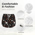 thumbnail image 4 of Balery Animal Koi Fish Pantalones cortos deportivos para mujer con forro y dos bolsillos, elásticos, para entrenamiento, gimnasio, yoga-Large, 4 of 7