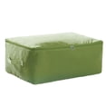 thumbnail image 1 of Quilt Storage Bag with 2-Way Zipper Blankets Clothing Organizer Bag Space-saving Moving Bag for Home, 1 of 8