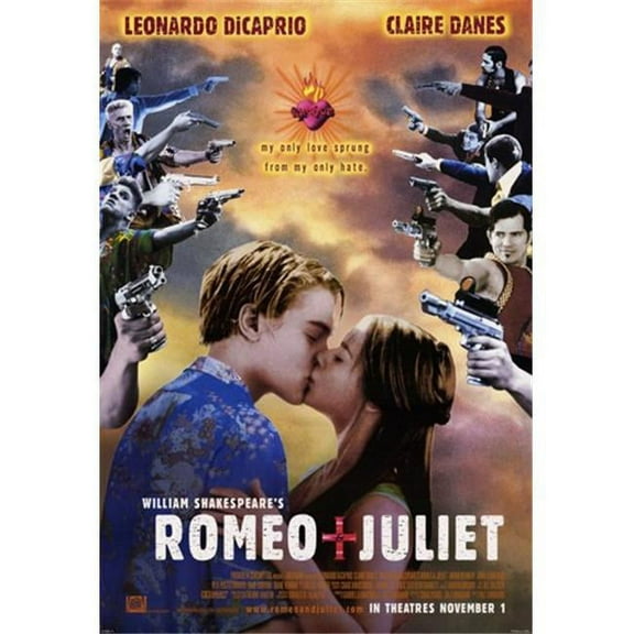 Pop Culture Graphics MOV201190 William Shakespeares Romeo Juliet Movie Poster, 11 x 17