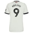 thumbnail image 3 of Men's adidas Originals Rasmus H-jlund Cream Manchester United 2024/25 Third Replica Jersey, 3 of 3