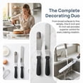 thumbnail image 3 of Unique Bargains 2Pcs Kitchen Spatula Set Heat-Resistant Cooking Utensils Bending-A, 3 of 5
