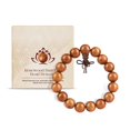thumbnail image 2 of Pulsera de Cuentas onlyliua en Buda de Madera de Peral Energía Positiva, 2 of 7