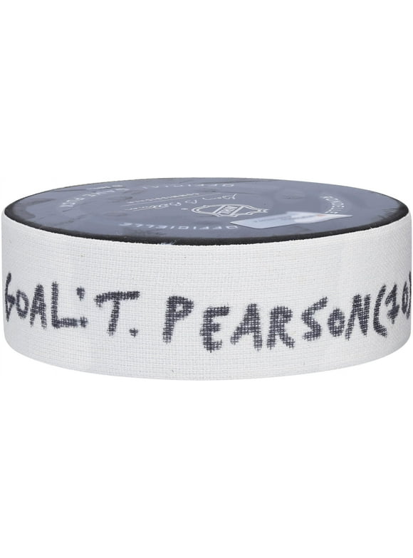 Tanner Pearson Vancouver Canucks Game-Used Goal Puck from February 27, 2022 vs. New York Rangers - Fanatics Authentic Certified