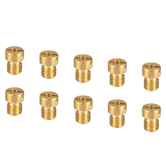Unique Bargains Motorcycle Carburetor Jets Main Jets Nozzles 152 155 160 165 170 175 180 185 190 195 Gold Tone 10pcs