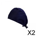 thumbnail image 1 of 2x Gorro de Enfermería, Gorro de Enfermería para Hombre con Cordones, Cómodo Gorro de Enfermera, Gorro de Trabajo para Trabajadores, Centro de Belleza 2 piezas, 1 of 8