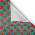 thumbnail image 4 of Ambesonne Fruits Valance Pack of 2, Cartoon Style Organic, 54"X18", Dark Seafoam and Vermilion, 4 of 5