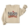 thumbnail image 3 of Merry Christmas Sweatshirts Womens Crewneck Christmas Printed Shirts Loose Long Sleeve Blouses Casual Xmas Sweatshirt Holiday Party Pullover Sweater Tops L, 3 of 8
